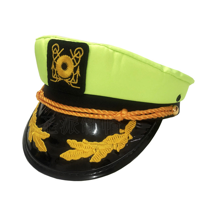 Propiedades de poliéster al por mayor Captain Hat Party
